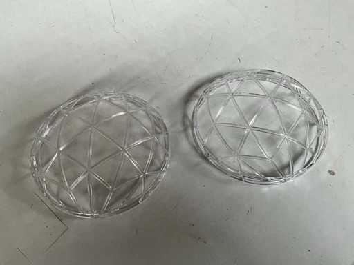 Abanello HBN in plastica trasparente +/- Ø16 x 6 cm di altezza (280x)