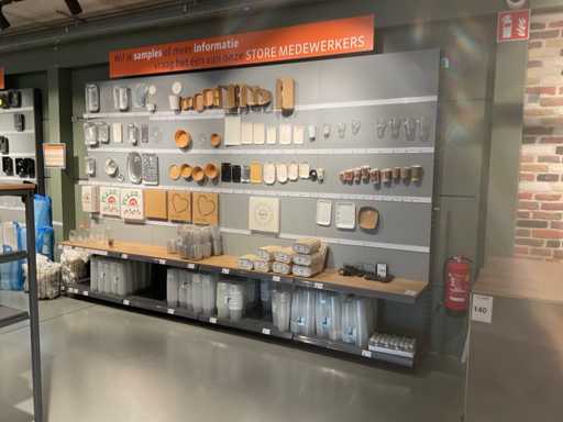 L&H Hook-in Shop Wall Rack (6x)