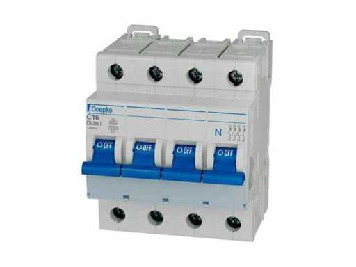 Wyłącznik obwodowy Doepke C16A/3P+N 09916323