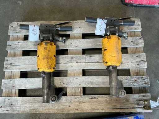 2014 ATLA COPCO TEX 21PE Pneumatic Demolition Hammer (2x)