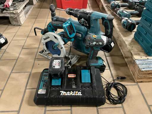 Makita 3-teiliges Batteriewerkzeugset