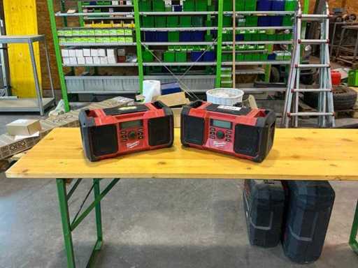 Milwaukee M18 JSR Baustellenradio (2x)