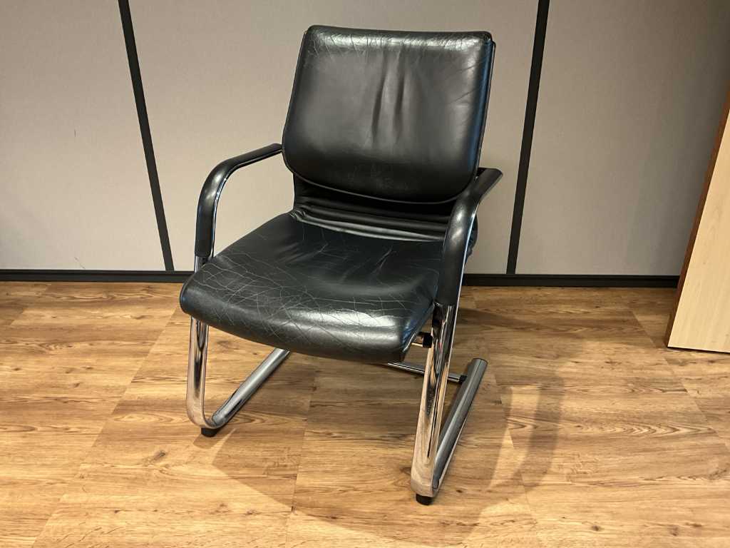 6x Chaise de conférence en cuir COMFORTO