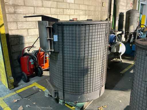 Industrial wood stove