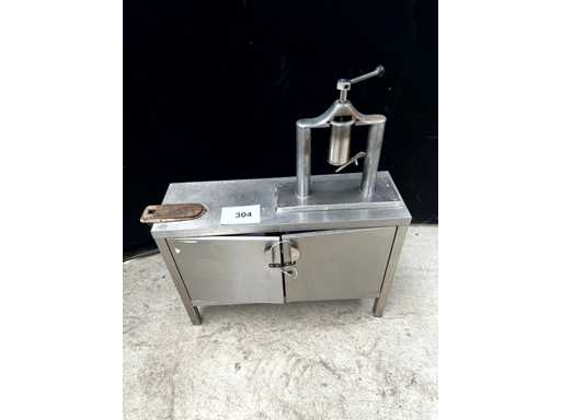 Tavolo pressa in acciaio inossidabile