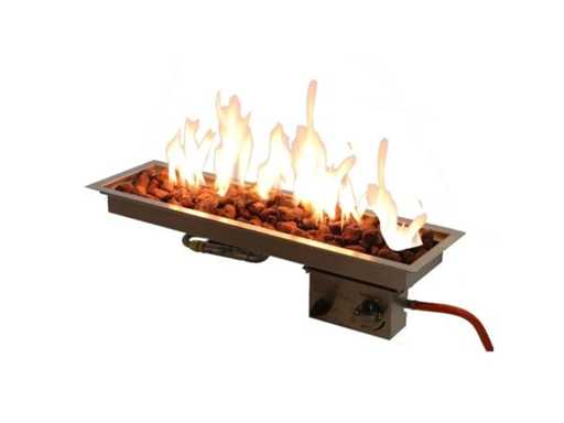 Easyfires - 700-R65 - Bruciatore integrato con costruzione in vetro (2x)