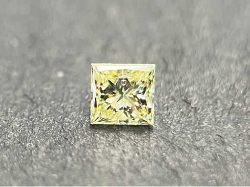 Prinses geslepen diamant 0.23 carat gecertificeerd