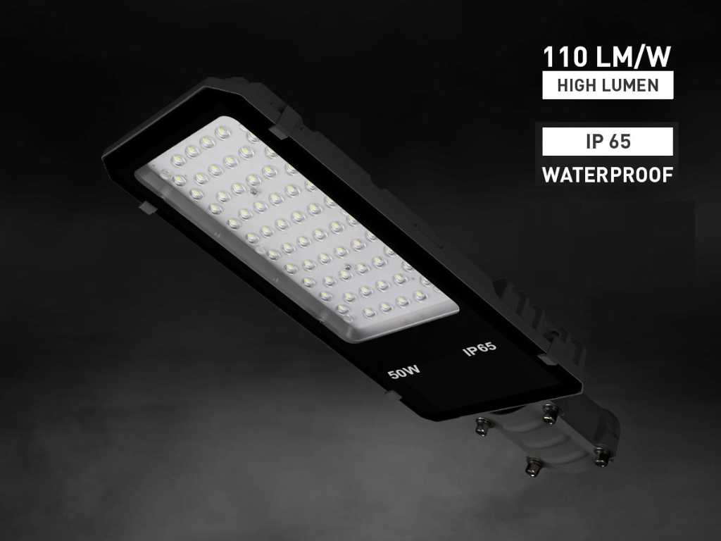 4 x 50W 5000K PRO Straatverlichting SMD LED Waterdicht