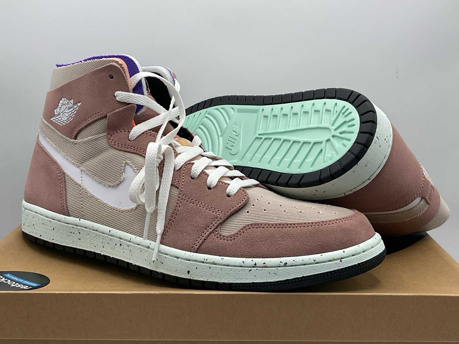 jordan 1 zoom fossil stone