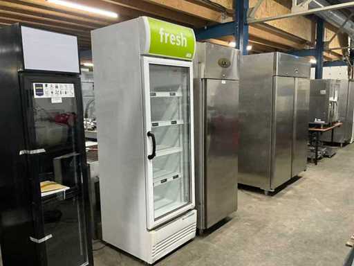 Sanden intercool SRC-550SAX Glass door refrigerator