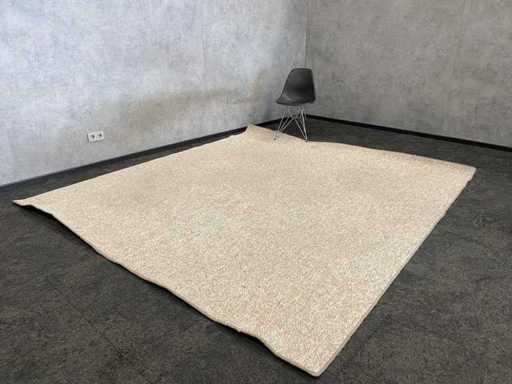 vloerkleed beige 264x290