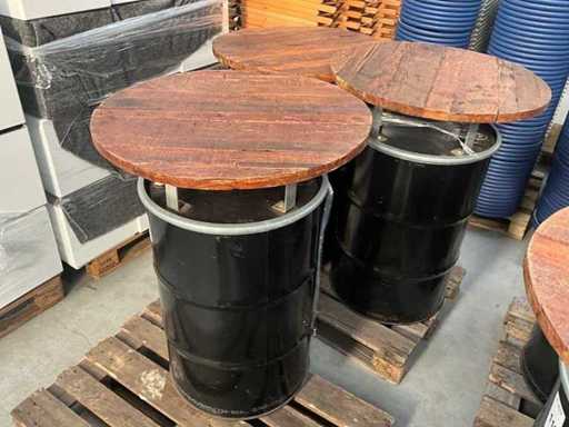 Comfort Oil Drum Bar-Tisch (3x)