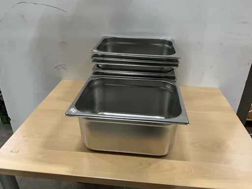 Hupfer 1/2 GN containers (6x)