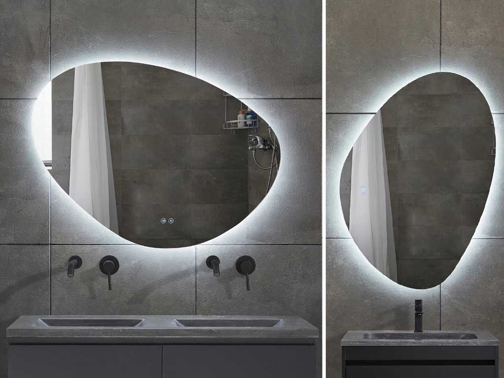 design led spiegel 100x80cm