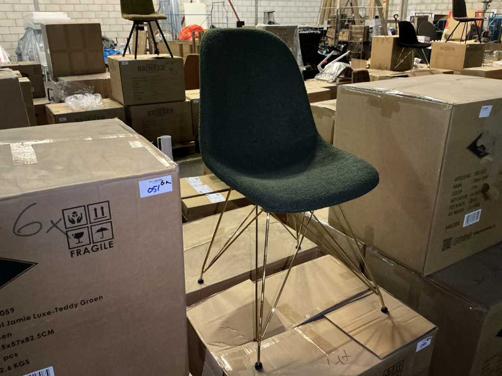 Brinker Jamie luksusowe krzesło do jadalni 8823059 (6x)