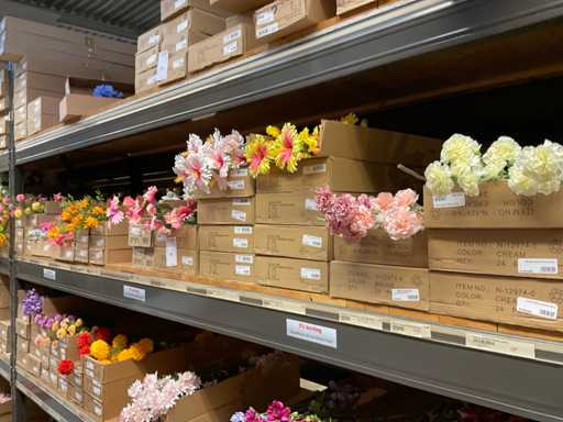 Lot de fleurs artificielles