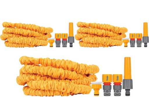 Hozelock Superhoze extendable hose 30 meters + Hozelock Superhoze extendable hose 15 meters