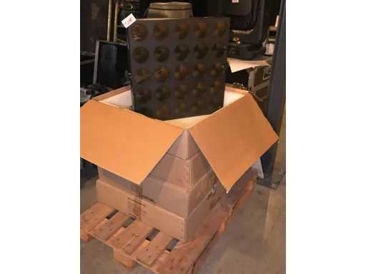 Luxibel - Set 4x Luxibel B25 - 25 x 10W RGB Amber Matrix LED