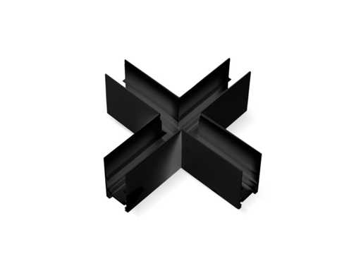 Connecteur en X pour rails de montage magnétiques 20 mm - Horizontal (x4)