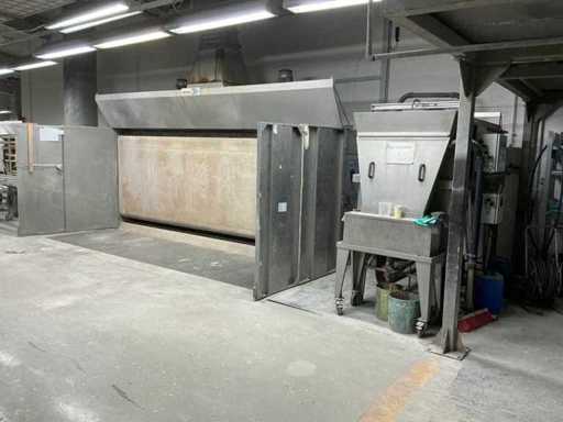 Sistema di spruzzatura RIPPERT RWS 5000 N inclusa fornitura di vernice e cabina di verniciatura, spruzzata d'acqua (2010)