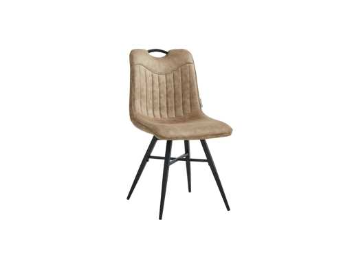 Colenis - Verty Dining Chair - Set of 4 - Sand - Microfiber - Microfiber - Industrial - Design