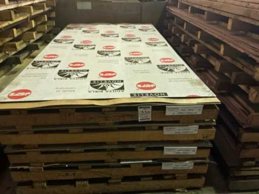 Batch of various metal sheet material