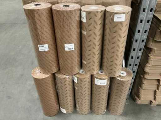 Envelopper les branches de pin brunes/vertes et kraft Saint/Piet environ 200 m de long (9x)