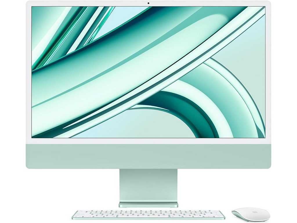  Apple 2023 iMac M3 Chip 8GB Ram 256 SSD 24" 4.5K Retina Display 