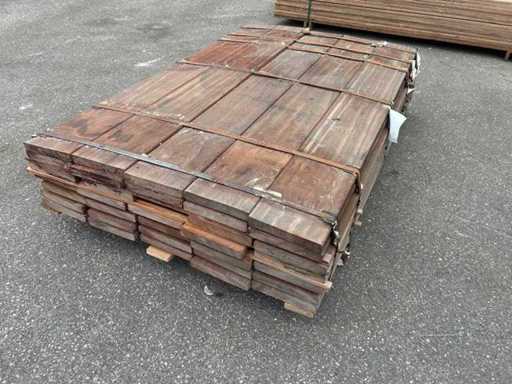 Angelim Vermelho Hardhout plank (34x)
