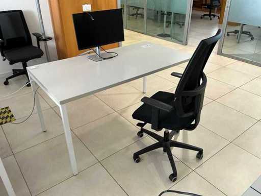 Desk with chair