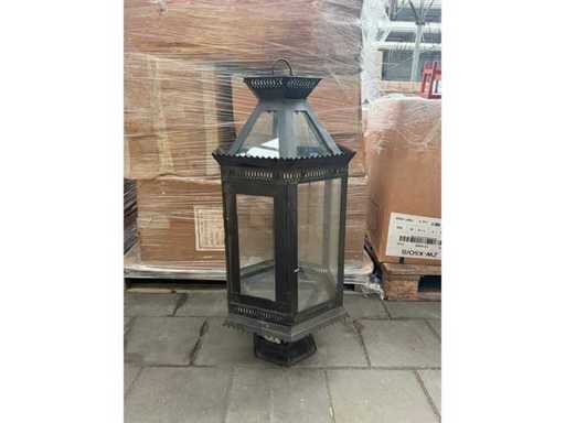 Lanterna da giardino di ferro altezza 100 cm (5x)