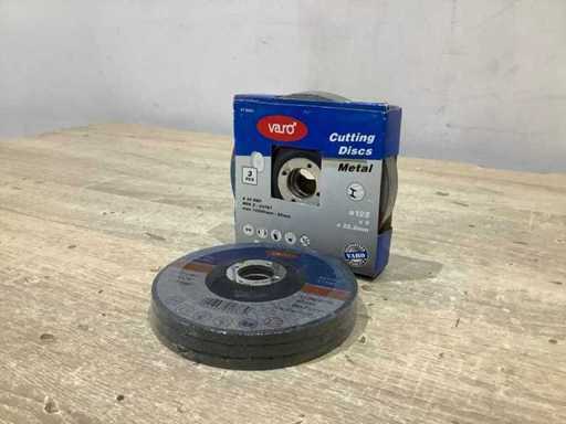 125x6x22,2 mm Schleifscheibe 125 mm Metall (12x)