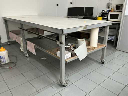 Verrijdbare Metalen verrijdbare werktafel