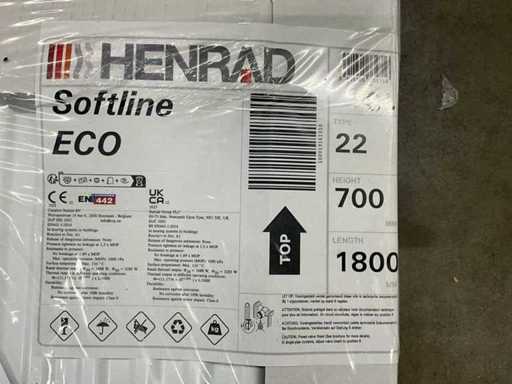 Henrad 0597072218 Paneelradiator Softline ECO 700-22-1800 3283W (3x)