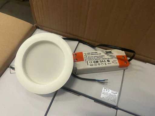 Ellipz Lighting LED-Panel mit integriertem 3000K und LED-Treiber (79x)