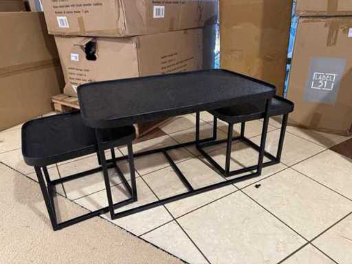 Ensemble de 3 tables basses