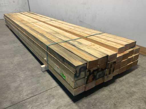 Trave in pino: 450x12,5x7,5 cm (30x)
