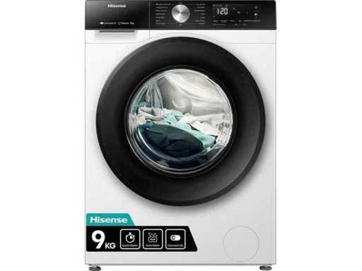 Hisense WF3S9043BW3 machine à laver Chargeur frontal 9 kg 1400 tr/min Affichage blanc allemand