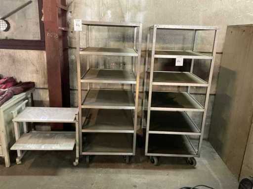 Shelf trolley (2x)