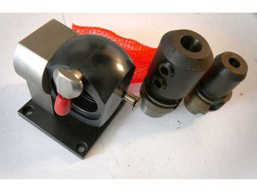 Comand - Bloc de montage HSK63 (inutilisé) incluant 2 affûts HSK-A63