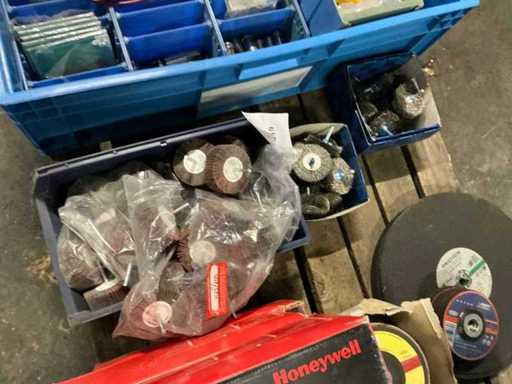 Série de pinceaux à disque et à rabat