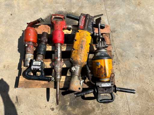 ATLAS COPCO / SULLAIR / INGERSOLL-RAND  Pneumatic hammers and rotary percussion tools set