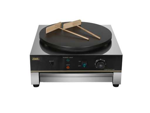 Horeca Apparatuur - Enkele Professionele Elektrische Crêpemaker 3000 W - Crêpemaker
