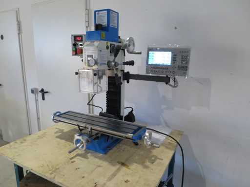 Machine de forage et de fraisage HBM BF 25 DRO BIG