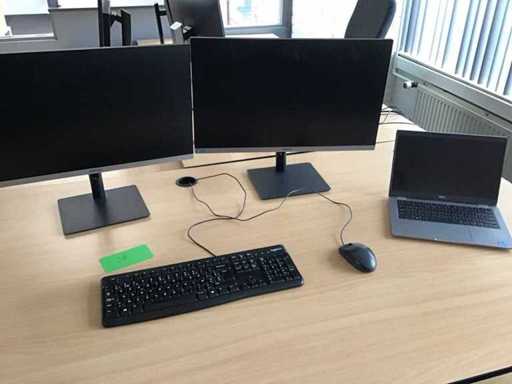 Dell latitude i7 incl monitors and accessories 