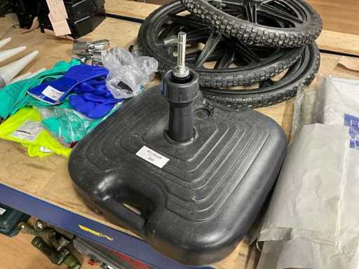 Base du drapeau de plage