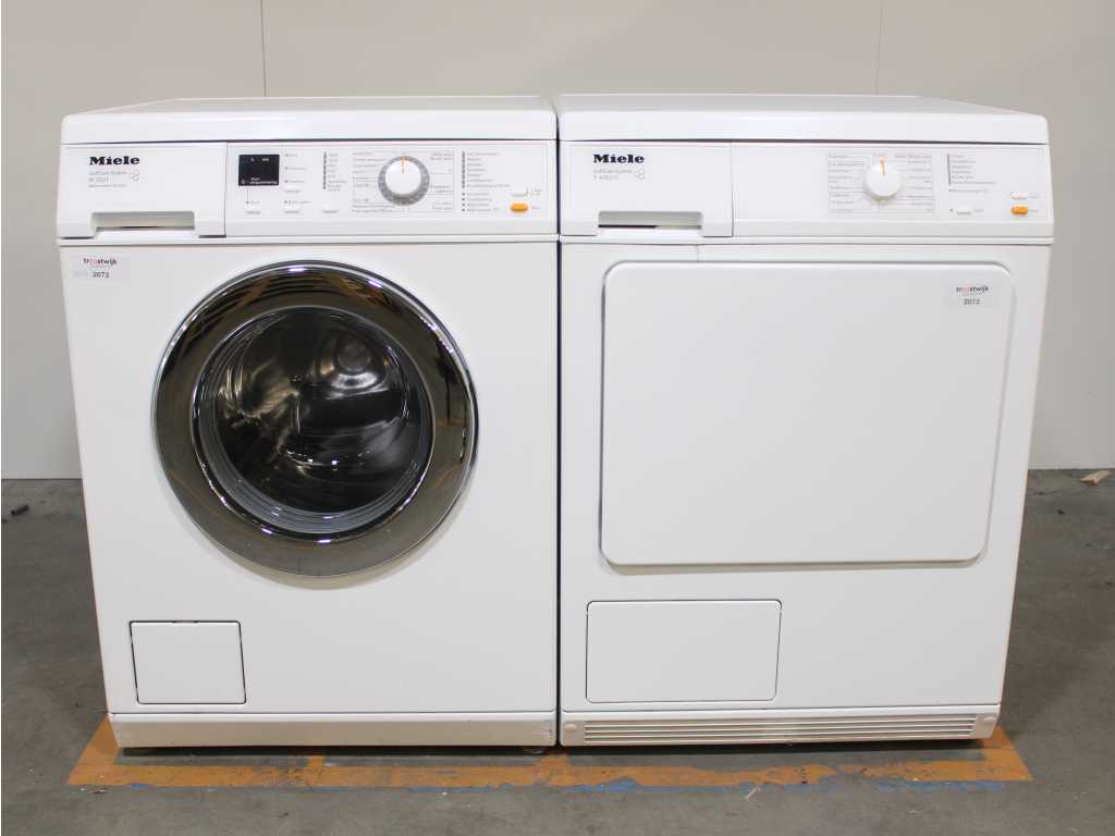 Miele W 3521 SoftCare System Waschmaschine & Miele PrimaVera C Trockner