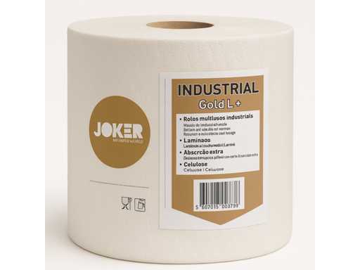 Joker Gold + - Industrielles Reinigungspapier - Papierrolle
