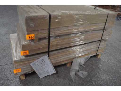 7x Escaliers en chêne massif 33 mm