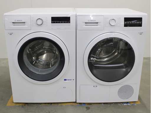 Bosch Series|4 AquaStop EcoSilence Drive Washing Machine & Bosch Series|6 Tumble Dryer